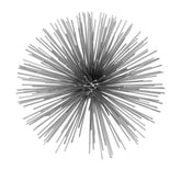 10" Silver Metal Spiky Sphere